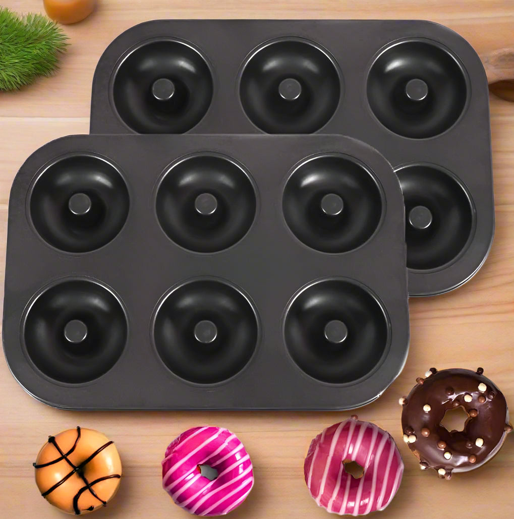6 Donut Baking Pan Cake Baking,  Baking Tray Cookie Muffin Pan