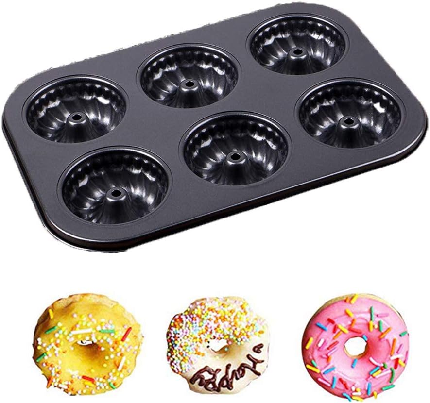 6 Donut Baking Pan Cake Baking,  Baking Tray Cookie Muffin Pan