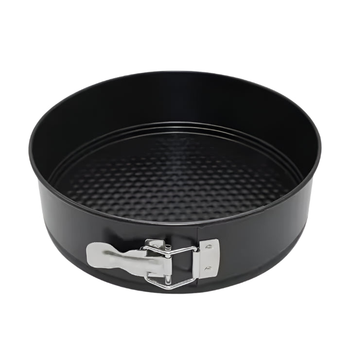 Teflon Coated Spring Cake Mould Pan Set – Round Bakeware Sets 3pcs Round Shape Cake Mould 3pc Set (18-20-22cm) - High-Quality Cake Moulds for Various Sized Cakes