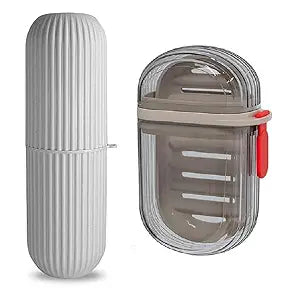2-Pack Travel Toothbrush Holder  Toothbrush case for travel Leakproof toothbrush holder