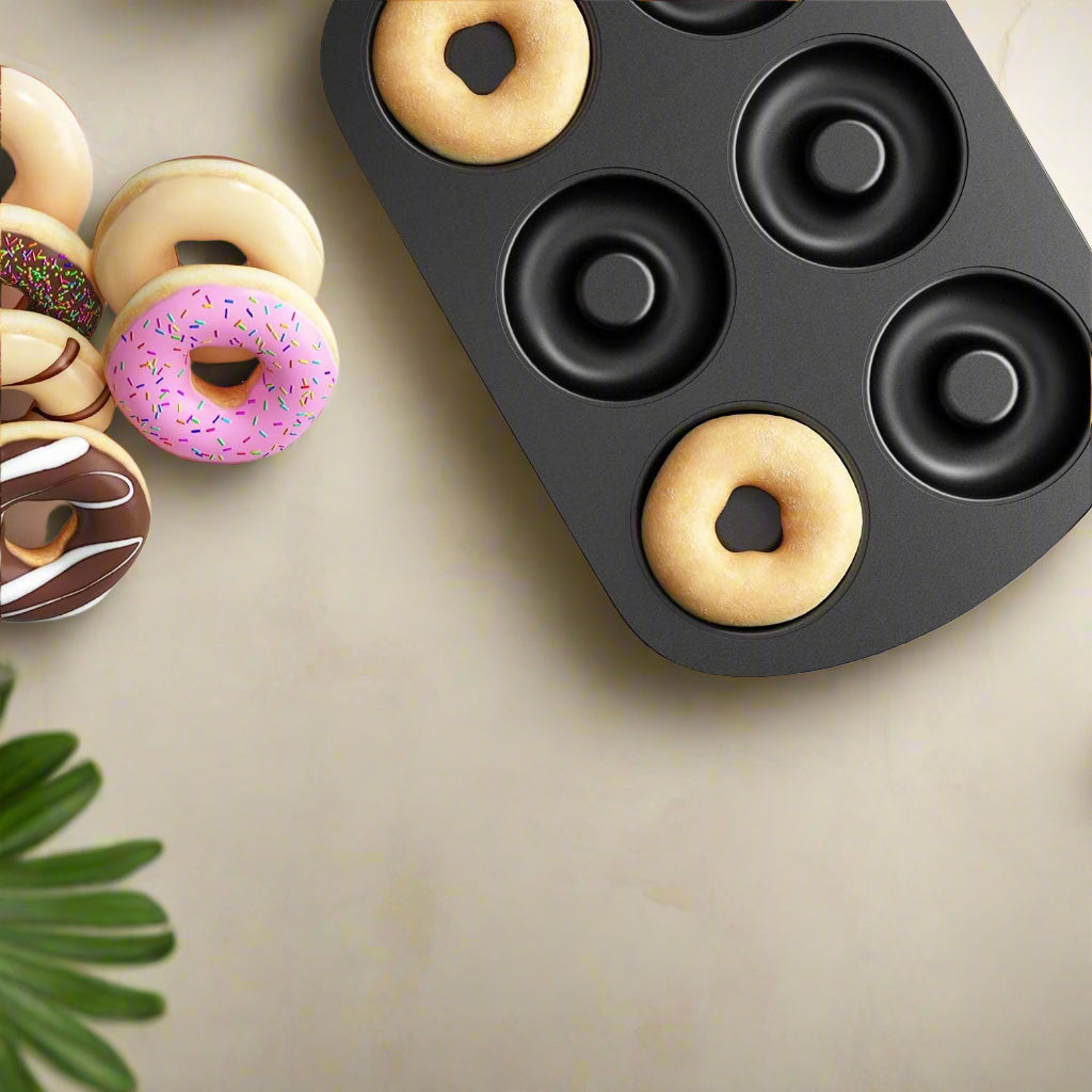6 Donut Baking Pan Cake Baking,  Baking Tray Cookie Muffin Pan