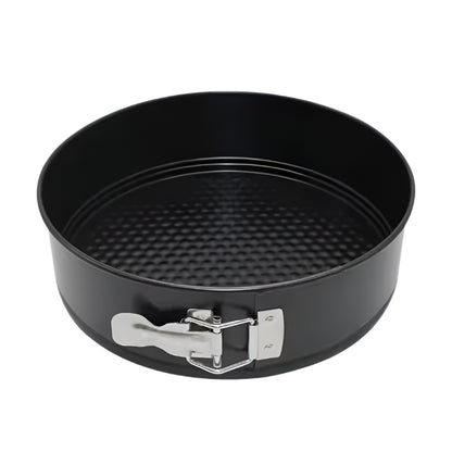 Teflon Coated Spring  Cake Mould Pan Set – Round Bakeware Sets 3pcs Round Shape Cake Mould 3pc Set (18-20-22cm) - High-Quality Cake Moulds for Various Sized Cakes
