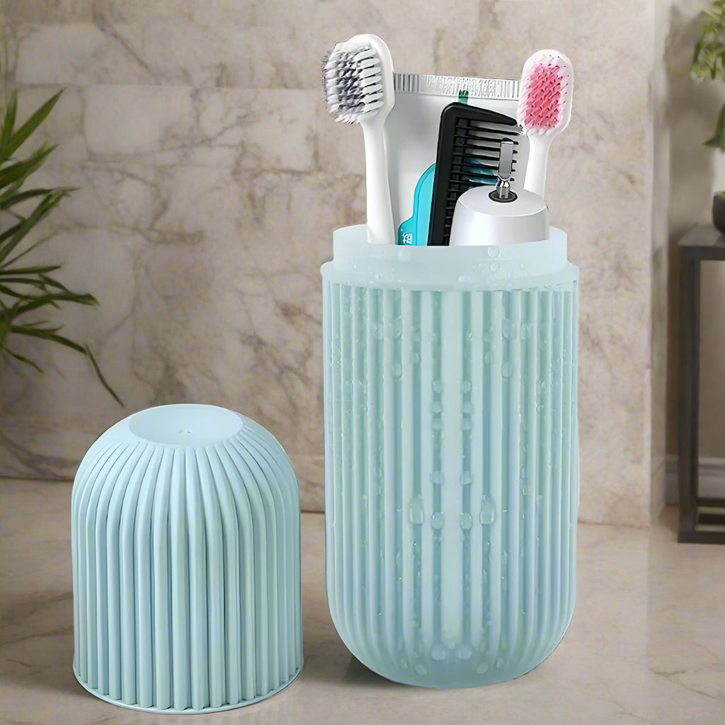 Capsule Shape Travel Toothbrush Case Holder 