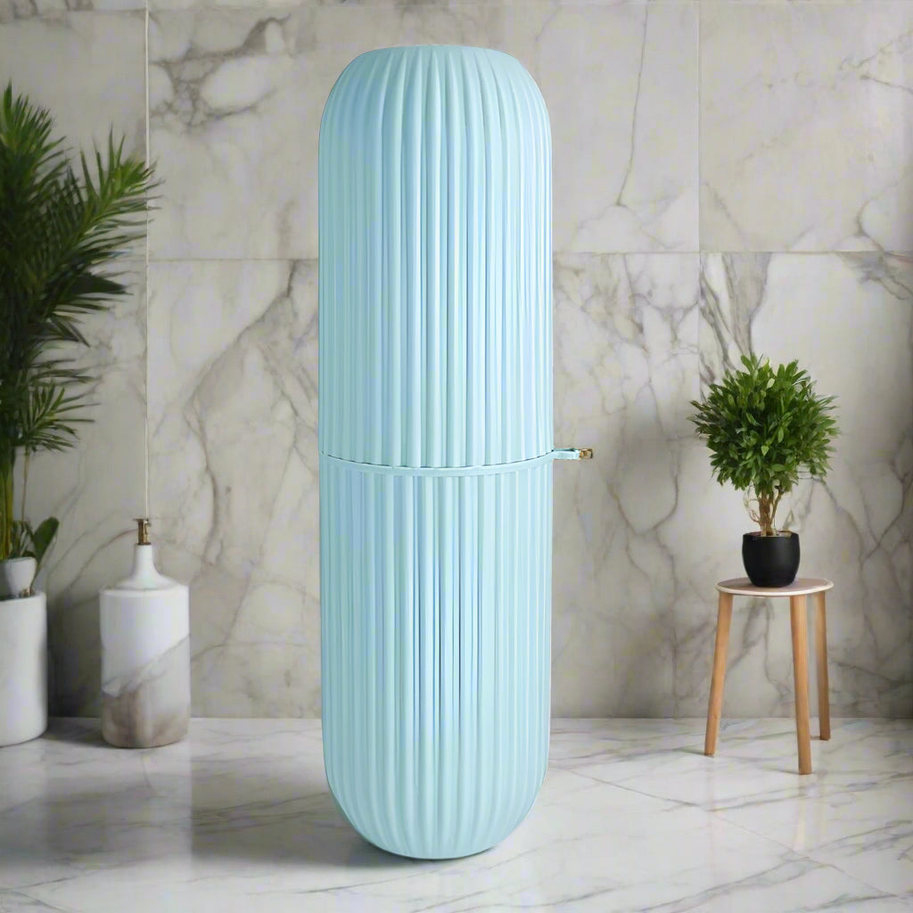 Capsule Shape Travel Toothbrush Case Holder
