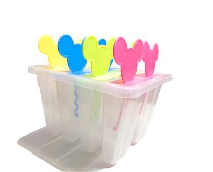 Premium 8-Piece Ice Cream & Popsicle Mould Set | Reusable DIY Kulfi & Ice Lolly Maker | BPA-Free Plastic Ice Cream Mold for Home | Easy-Release Frozen Dessert Mould for Kids & Adults (Multicolor)