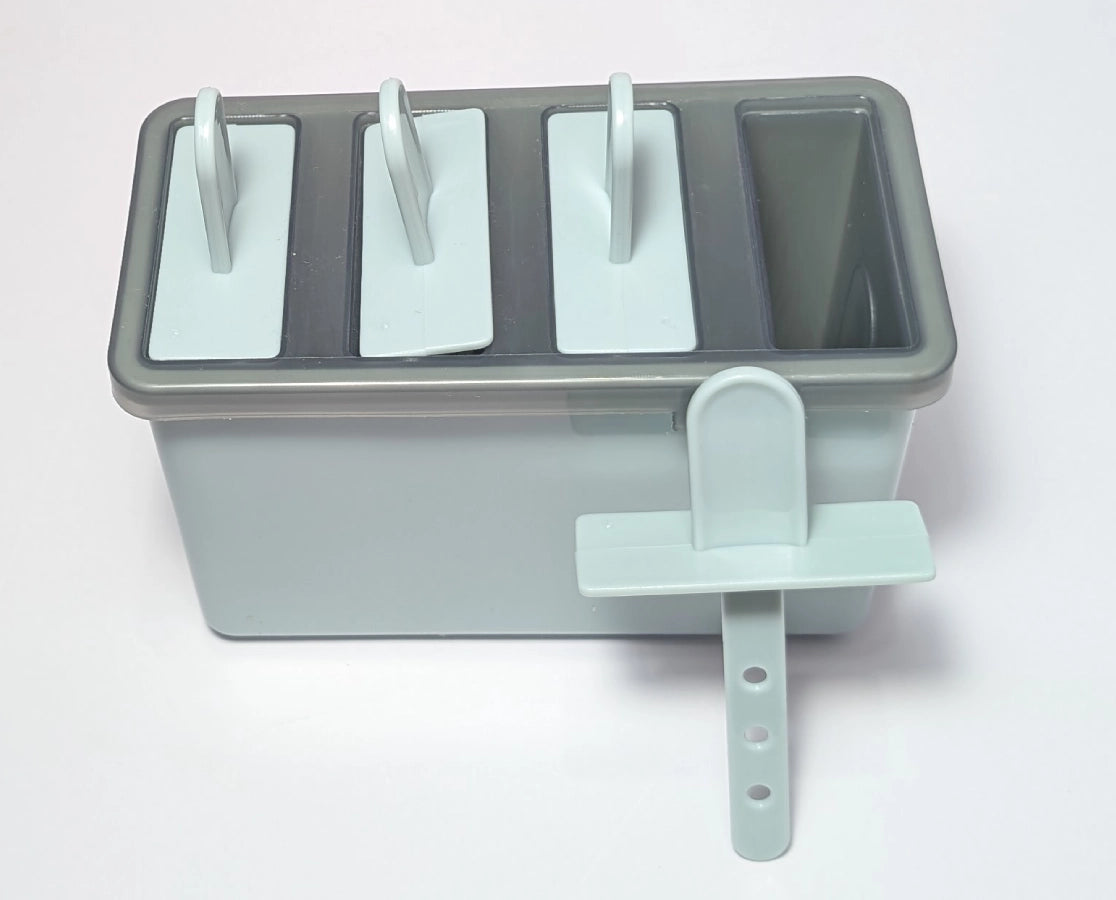Premium 4-Piece Reusable Ice Cream Mold Set | BPA-Free Popsicle & Kulfi Maker | Easy-Release Frozen Treat Molds | DIY Ice Lolly & Dessert Maker for Kids & Adults