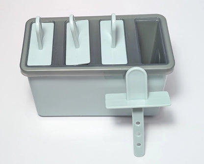 Premium 4-Piece Reusable Ice Cream Mold Set | BPA-Free Popsicle & Kulfi Maker | Easy-Release Frozen Treat Molds | DIY Ice Lolly & Dessert Maker for Kids & Adults