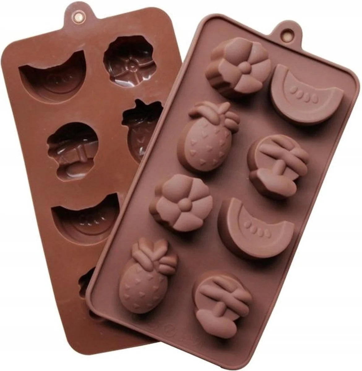 Mixed Fruit & Flower Shaped Silicone Chocolate