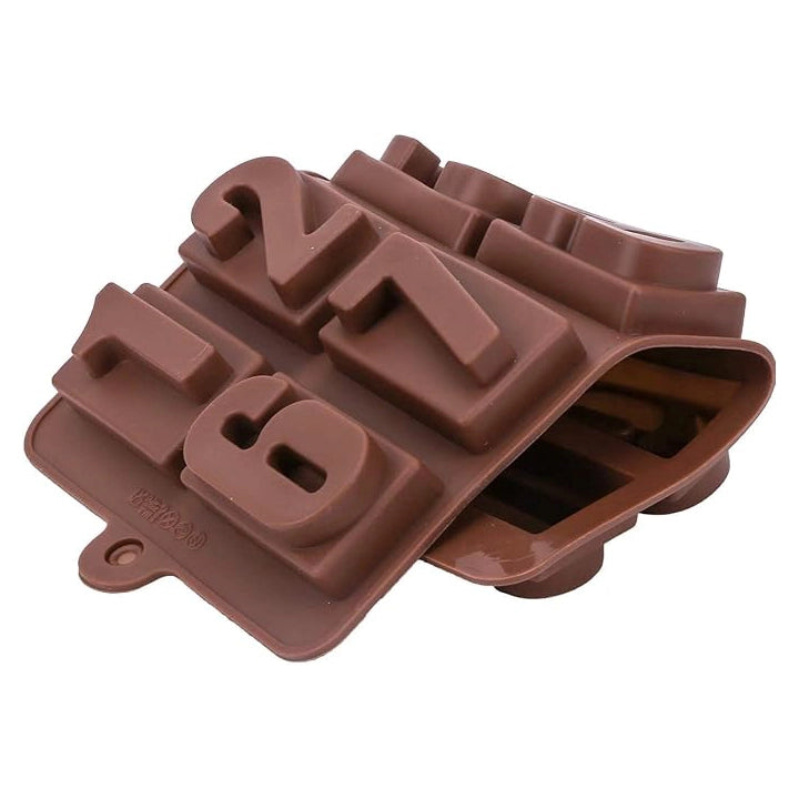 Silicone Chocolate Numeric 0 to 9 Number Baking Tools for Cake Decoration Mould